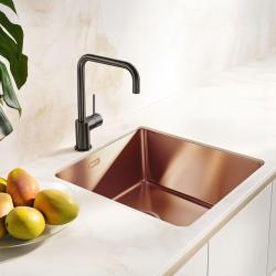 Pure.Sink Exclusive Copper Sink 40x40 cm 10mm radius undermount, flush mount and top mount PEX4040-62