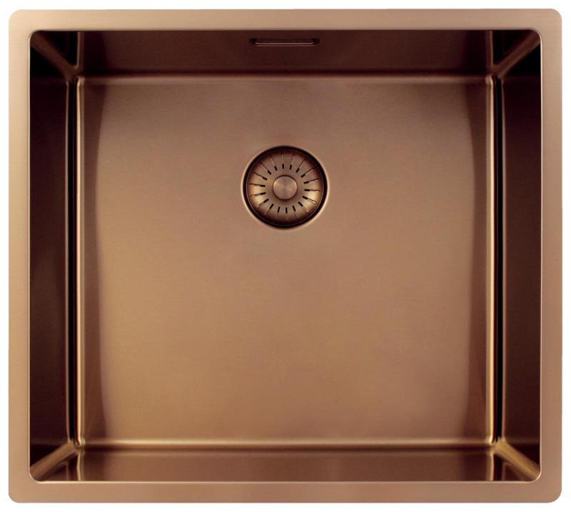 Pure.Sink Exclusivo Copper Sink 45x40 cm 10mm radius undermount, flush mount and top mount PEX4540-62