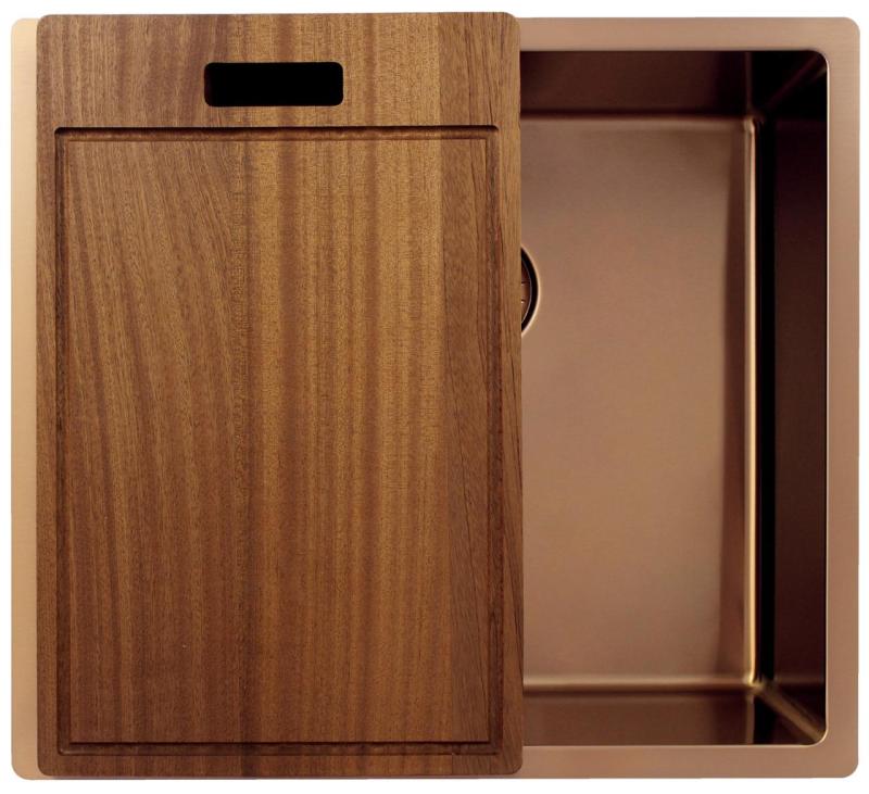 Pure.Sink Exclusivo Copper Sink 45x40 cm 10mm radius undermount, flush mount and top mount PEX4540-62