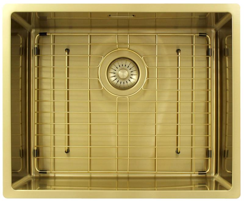 Pure.Sink Exclusivo Gold Sink 50x40 cm 10mm radius undermount, flush mount and top mount PEX5040-60