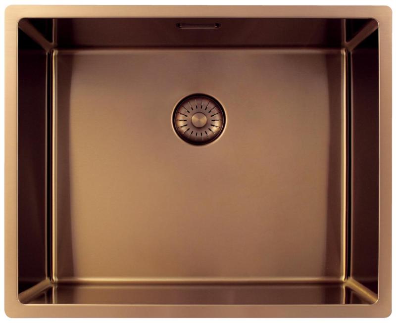 Pure.Sink Exclusivo Copper Sink 50x40 cm 10mm radius undermount, flush mount and top mount PEX5040-62