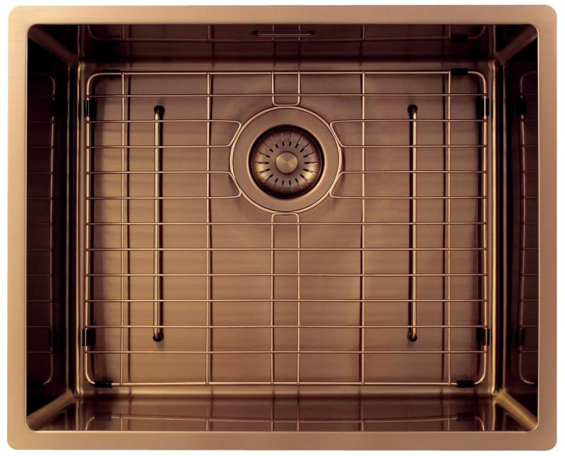 Pure.Sink Exclusivo Copper Sink 50x40 cm 10mm radius undermount, flush mount and top mount PEX5040-62