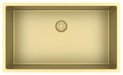 Pure.Sink Exclusivo large Gold sink 70x40 cm 10mm radius undermount, flush mount and top mount PEX7040-60