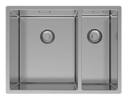 Pure.Sink Exclusive Stainless Steel 1.5 One and a half sink 34+18 cm 10mm radius PEX341840-02