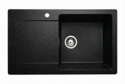 Graniteland Liri Granite Bluestone hard stone look sink with draining area 765x448 mm 1208971437