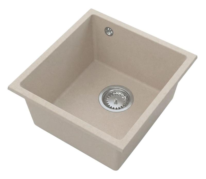 Graniteland Miniva Granite Sink Beige Undermount 385x410 mm 1208971451