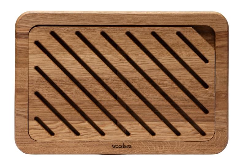 Woodsea Bread Oak - Oak Bread Board Oak 45x30cm 1208971538