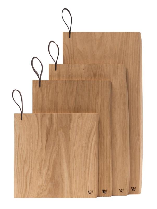 Woodsea Chop-Chop Oak L - Oak Cutting Board 40x24cm with Leather Handle 1208971541