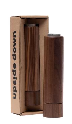 Woodsea Upside Down Walnut - Walnut wooden salt mill Ø5.4x22.5 cm 1208971593
