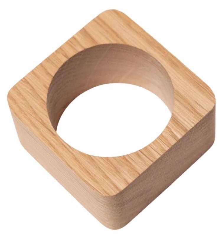 Woodsea Napkin Ring Oak - Oak Napkin Ring 5x5 cm 2 pieces 1208971602