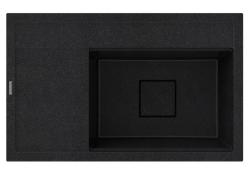 Graniteland Seta Granite black bluestone Hardstone Built-in sink 80x50 cm 1208971619