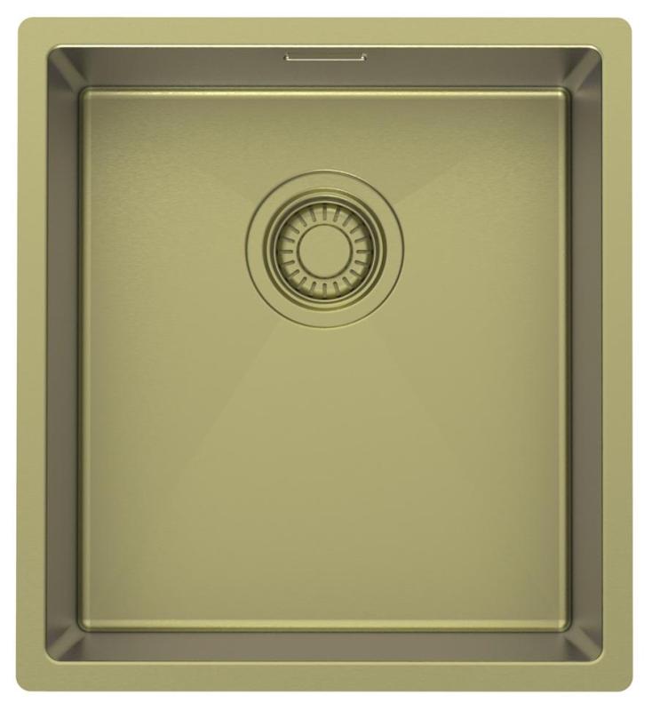 Pure.Sink Luxion Gold sink 36x40 cm undermount, flush mount, and top mount PLX3640-60