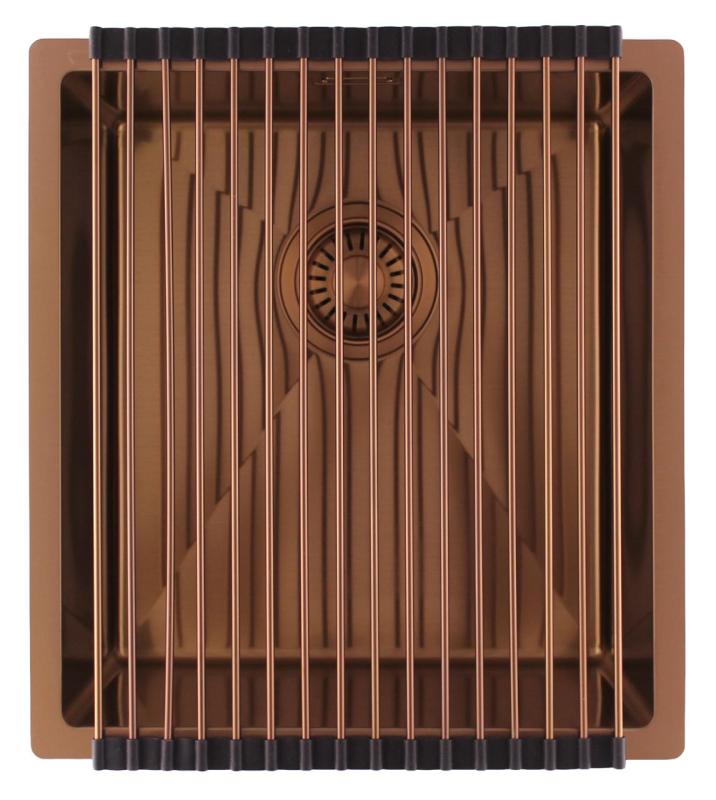 Pure.Sink Luxion Copper sink 36x40 cm undermount, flush mount, and surface mount PLX3640-62