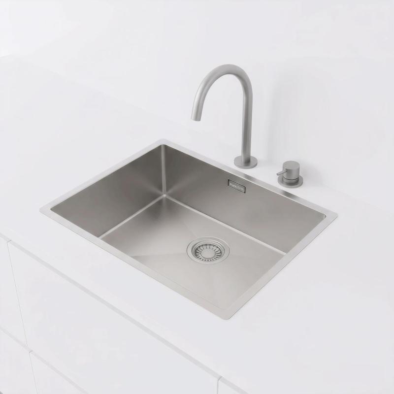 Pure.Sink Luxion stainless steel sink 50x40 cm undermount, flush mount, and top mount PLX5040-02