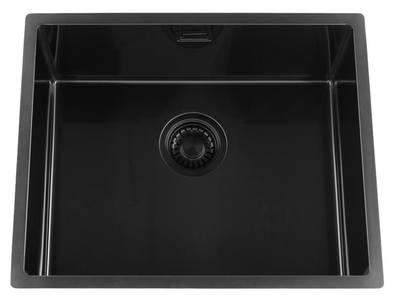 Pure.Sink Luxion PVD Black sink 50x40 cm undermount, flush mount, and top mount PLX5040-63