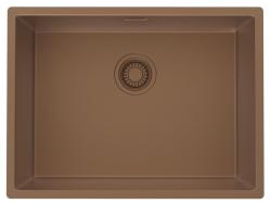 Pure.Sink Luxion Copper sink 55x40 cm undermount, flush mount, and surface mount PLX5540-62
