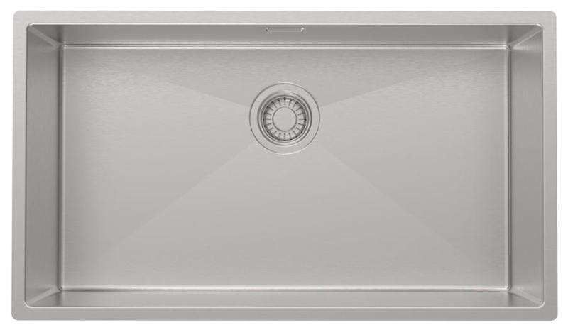 Pure.Sink Luxion Large stainless steel sink 74x40 cm undermount, flush mount, and surface mount PLX7440-02