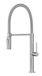 Pure.Sink Luxion solid stainless steel kitchen faucet with flexible spout and 2 spray modes PLXFLEX-02
