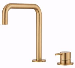 Pure.Sink Luxion 2-hole Gold kitchen faucet with U spout PLX2HU-60
