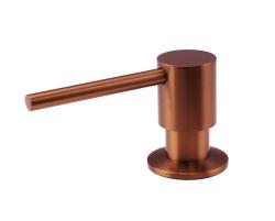 Pure.Sink Elite Steel Shine built-in Soap Dispenser PVD copper refillable from above PS9010-62