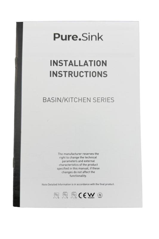 Pure.Sink Elite Steel Pulse-S kitchen faucet PVD copper with pull-out spout and spray mode PS8500-62