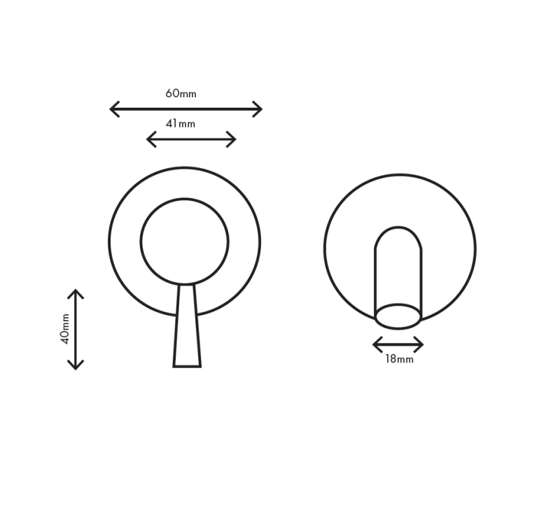MURO TUA wall-mounted sink faucet chrome M1.AB1.2.CR