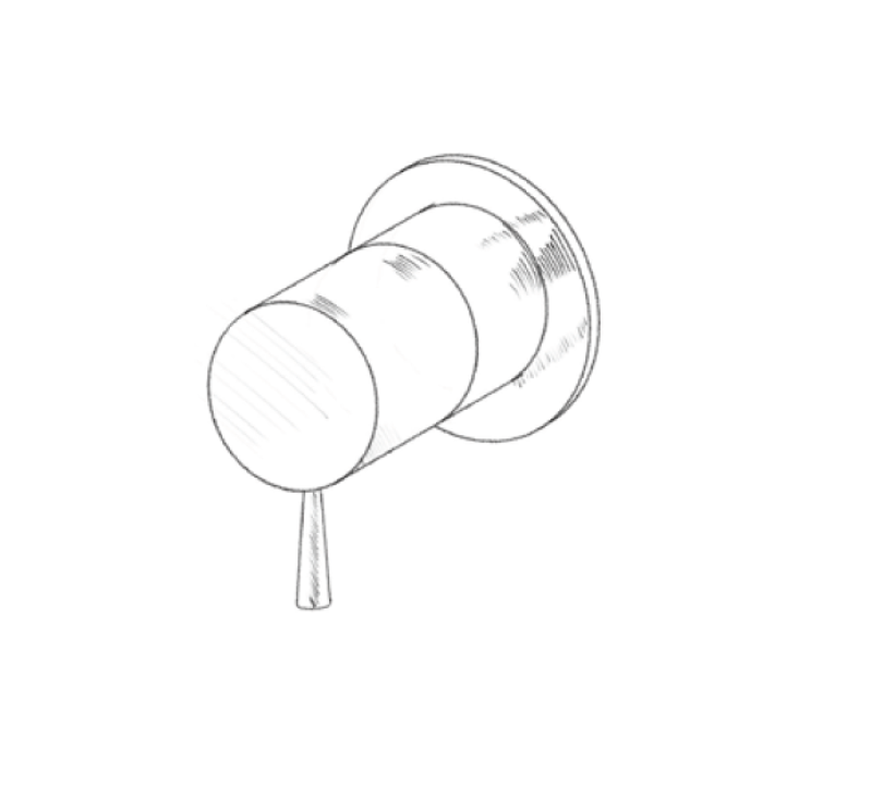 MURO TUA wall-mounted mixer tap chrome M1.B31.R.CR