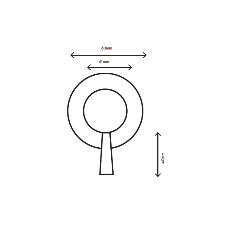 MURO TUA built-in 2-way diverter chrome M1.B32.2.CR