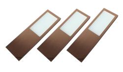 Indux Solin Kitchen Surface Mount Multi Tone LED Set 3 Spotlights x 3.6 W Copper 1208972349