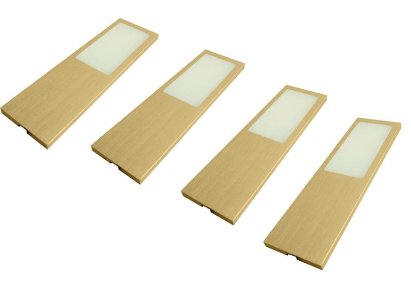 Indux Solin Küche Aufbau Multi Tone LED Set 4 Spots x 4 W Gold 1208972366