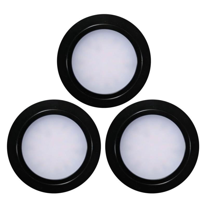 Indux Luma Kleine Einbauküche Multi Tone LED Set 3 Spots Schwarz 1208972383