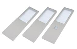 Indux Lino Kitchen Surface-Mounted LED Set 3 Spots 4W With Integrated Touch-Dim Switch Aluminum 1208972395