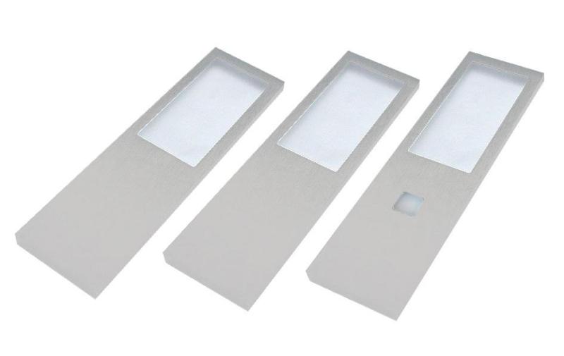 Indux Lino Küche Aufbaubeleuchtung LED-Set 3 Spots 4W mit integriertem Touch-Dimmschalter Aluminium 1208972395