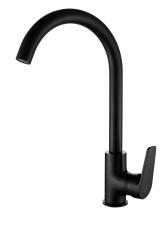 Aquanello Casa Black Single Lever Kitchen Faucet BL-1201-CS