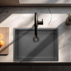 Pure.Sink Luxion Gun metal sink 55x40 cm undermount 1208972455