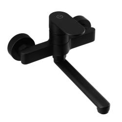 Aquanello Casa Single-lever Kitchen Wall Faucet Black with 20 cm spout BL-1420-CS