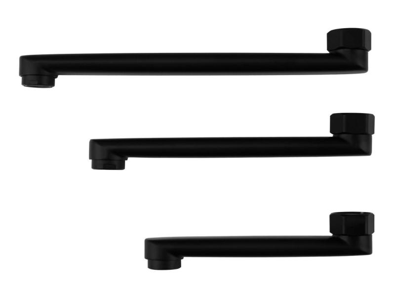 Aquanello Casa Single-lever Kitchen Wall Faucet Black with 20 cm spout BL-1420-CS