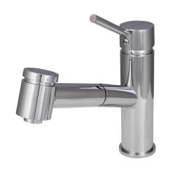 Aquanello Voss Kitchen mixer tap Chrome with pull-out spout and spray function CR-7200-VS