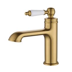 Aquanello Heritage Manor Grifo clásico nostálgico para lavabo Bronce BN-1001-HM