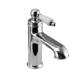 Aquanello Heritage Manor Classic Nostalgic Washbasin Mixer Tap Chrome CR-1001-HM