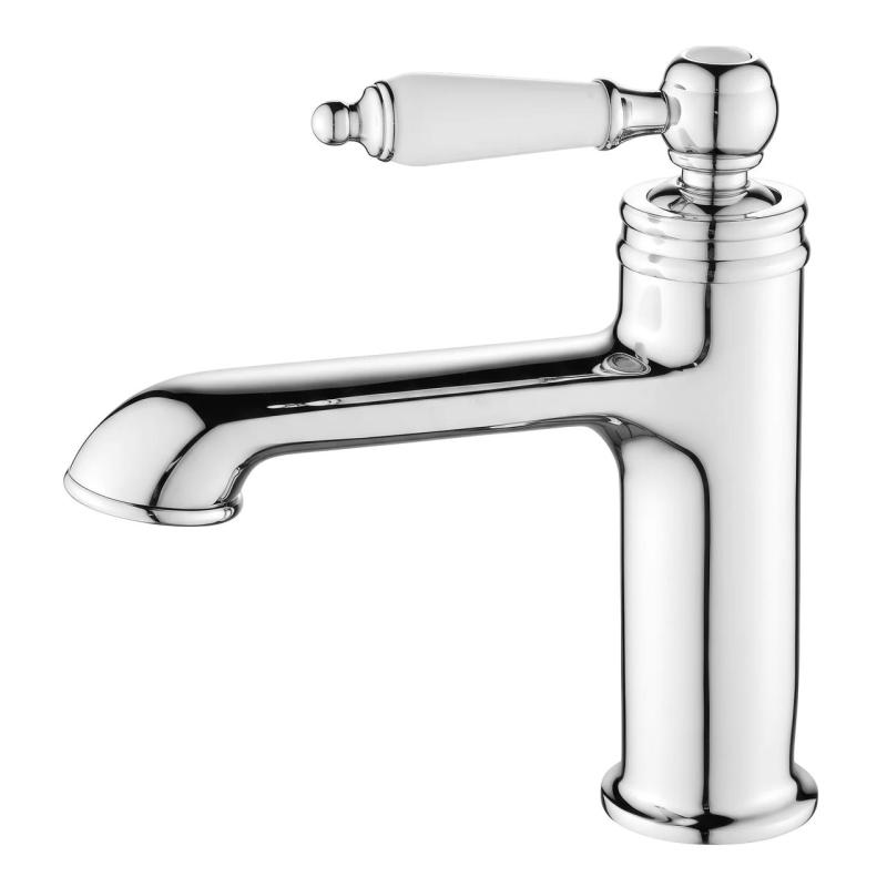 Aquanello Heritage Manor Classic Nostalgic Washbasin Mixer Tap Chrome CR-1001-HM