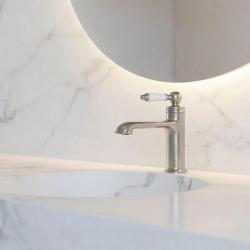 Aquanello Heritage Manor Classic Nostalgic Stainless Steel Washbasin Mixer Tap NB-1001-HM