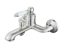 Aquanello Heritage Manor Classic Bath Mixer Tap Stainless Steel NB-3001-HM