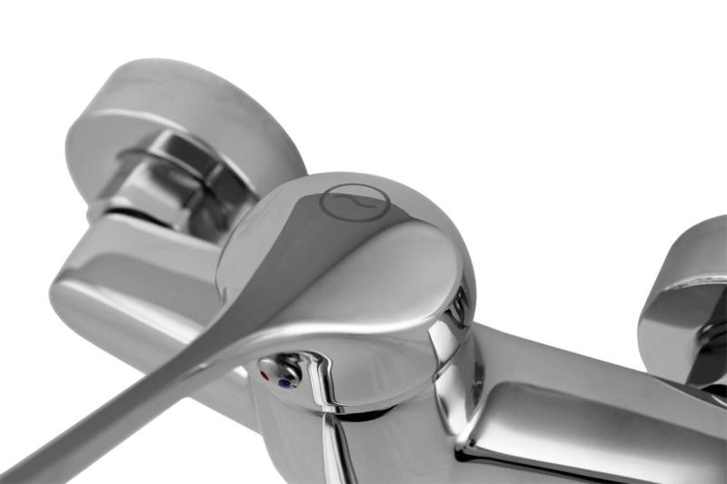 Aquanello Medic Kitchen Wall Faucet with Long Handle Chrome CR-1005-MD