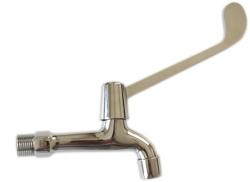 Aquanello Medic Wall-Mounted Cold Water Faucet with Long Handle, Chrome CR-1102-MD