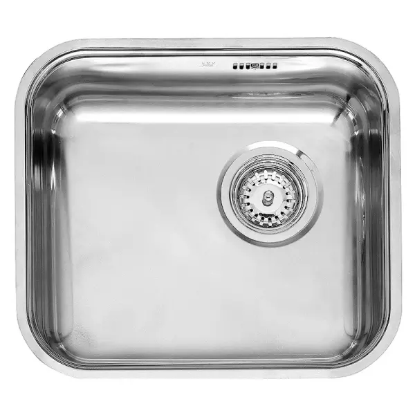 Reginox R184035OKG stainless steel kitchen sink 45x40cm Inset with basket plug R00991