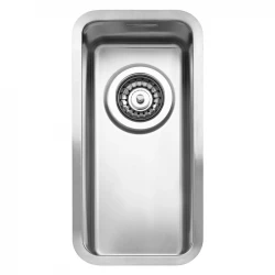 Reginox Ohio 18x40cm small stainless steel kitchen sink flush-mounted undermount and Inset B09H1LLU06GDS 1500