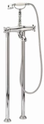 Huber Croisette Thermostatic floor-mounted bath mixer Chrome CST3901021