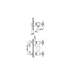 Cisal Arcana Ceramic Shower Mixer Chrome AC00044121