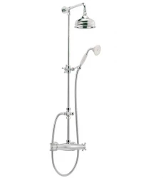 Huber Victorian Nostalgic Thermostatic Shower Set 390.VT01H.CR